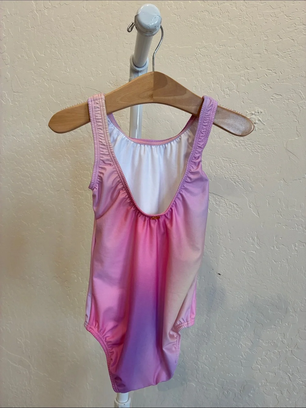 PQ Swim Girls Pink Purple Ombre One-Piece Swimsuit